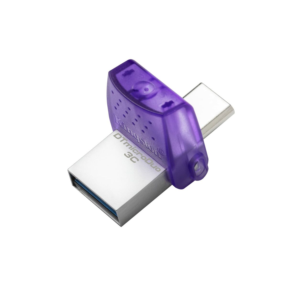 USB стик Kingston microDuo 3C 128 GB Лилав